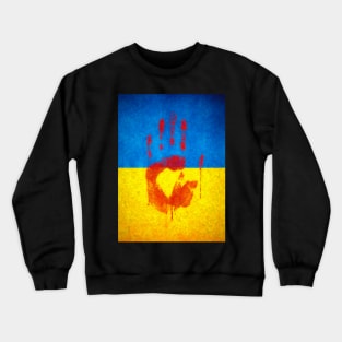 Ukraine - Bloody Hand Crewneck Sweatshirt